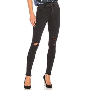 rag & bone High Rise Skinny black jeans